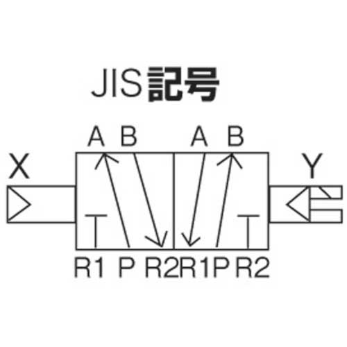 CKD 4Fシリーズパイロット式5ポート弁セレックスバルブ 10C[dm[[の3乗