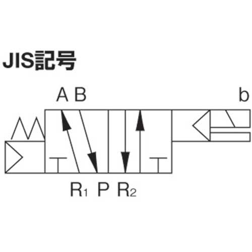 CKD 4Kシリーズパイロット式5ポート弁セレックスバルブ 9.8C[dm[[の3乗]]/(S・bar)]/音速コンダクタンス  4KA410-10-AC200V