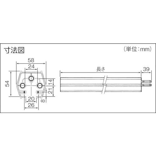 Panasonic 配線ダクト ファクトライン60 本体 L＝2m DH2312の通販