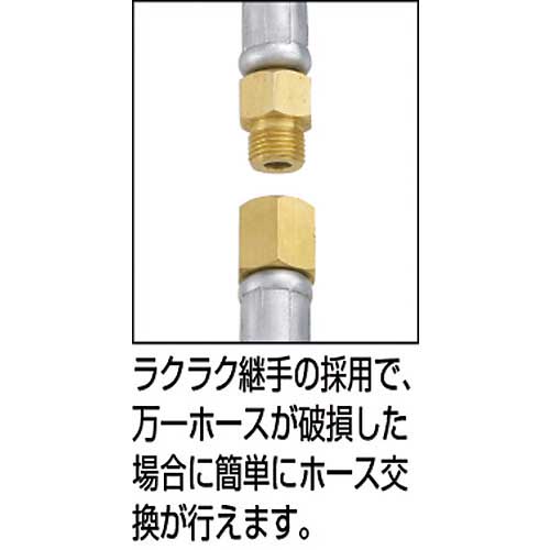 【廃番】TRIENS エアーホースリール 内径6.5mm×20m SHR-20Z