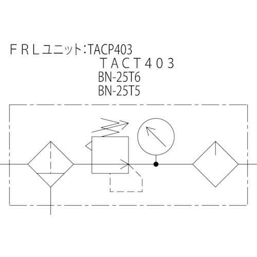 TRUSCO FRLユニット 口径Rc3/8(3点セット) TACT403-10の通販｜現場市場