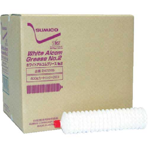 住鉱 グリース(食品機械用) ホワイトアルコムグリースNo.2 400g(242265) WAG-04-2