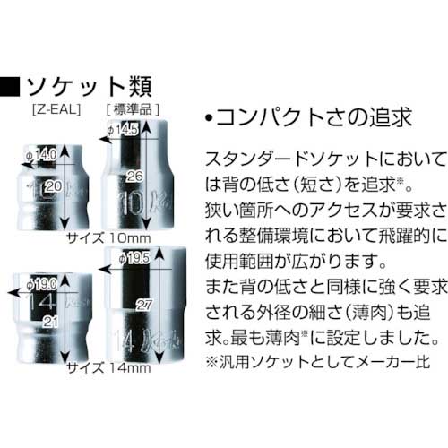 コーケン Z-EALソケットレンチ ベーシックセット 3285ZAの通販｜現場市場