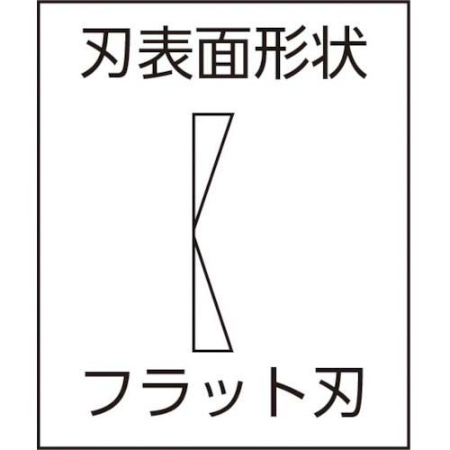 KEIBA プラスチック用ニッパー 刃先調節ネジ付(刃先形状フラット)150