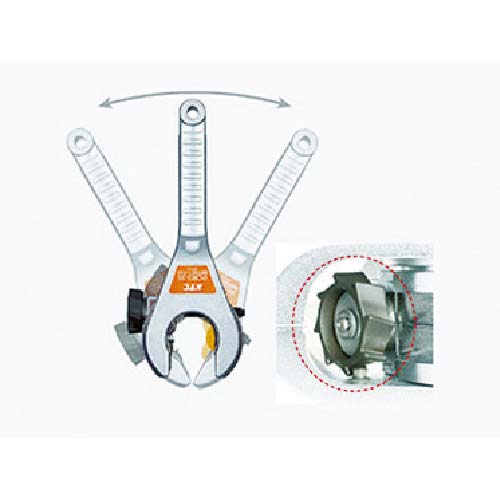 KTC ラチェットパイプカッタ(鋼管 ステンレス鋼管用) 切断能力15.88〜35mm PCR3-35