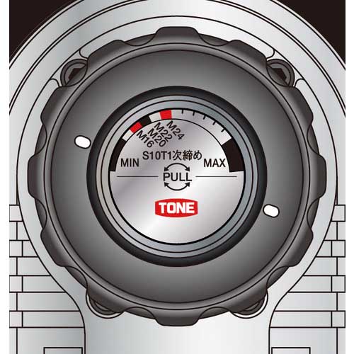 TONE シャーレンチ 1次締専用レンチ 建方1番 トルシアボルト用 電源AC200V GKS252