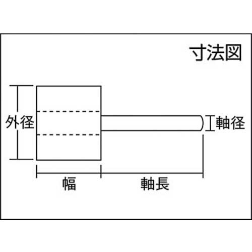 AC スーパーダイヤフラップ 50X20X6 #180 (1個) 品番：SDF50206-180