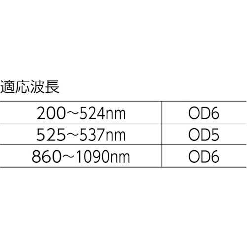 リケン レーザー用一眼型保護メガネ（ＹＡＧ・ファイバー用）メガネ