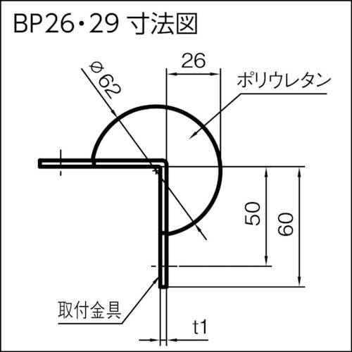 IWATA バンパープロ BP26 (1m) BP26-L1