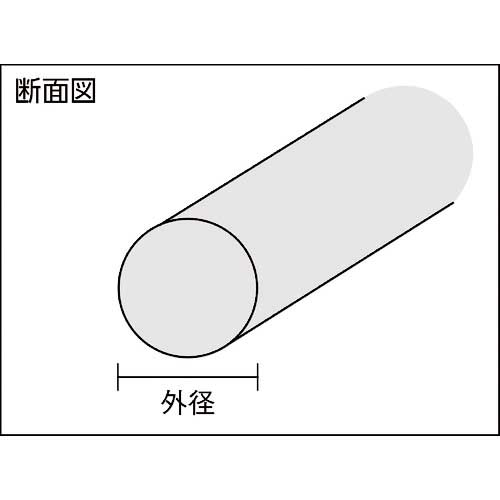 バルカー フランジ用シール材 コードシールソフト(断面丸型) 外径Φ4mm