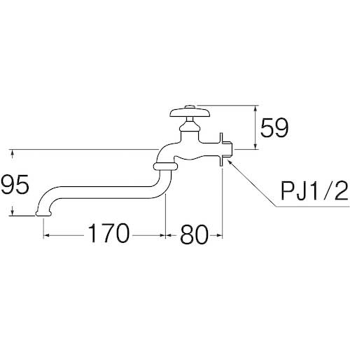 SANEI 自在水栓 A10J-13