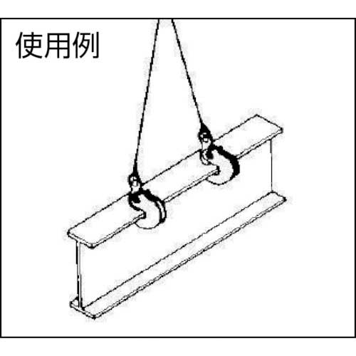 ネツレン EASY-S型 1/2TON 横吊クランプ B2108の通販｜現場市場