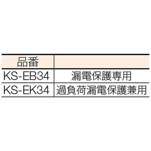 日動 金属センサードラム 漏電保護専用ブレーカ付 30m KS-EB34の通販