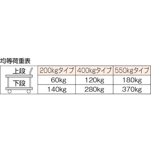 TRUSCO ハイグレード運搬車 2段片袖型 946X646 304EBNの通販｜現場市場