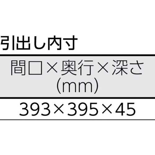 TRUSCO AE型作業台 1800X750XH740 薄型2段引出付 ダークグレー色 AE