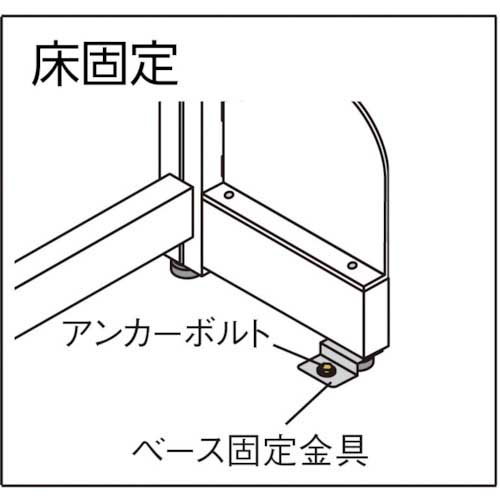 TRUSCO 単柱書架 単式 A4横 W900XD320XH1975 5段 連結 BS-SS63Y-5Bの