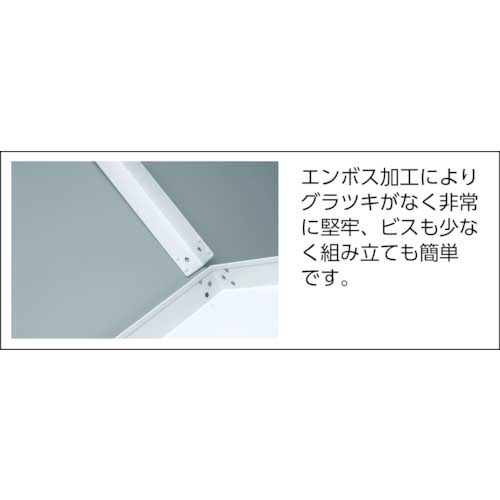 TRUSCO ステンレスワゴン クリーンラビット 75φ導電車SUS金具 500×500