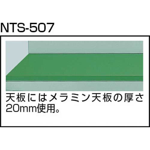 TRUSCO 大型ツールワゴン 1160X550XH1090 扉付 NTS-507の通販｜現場市場