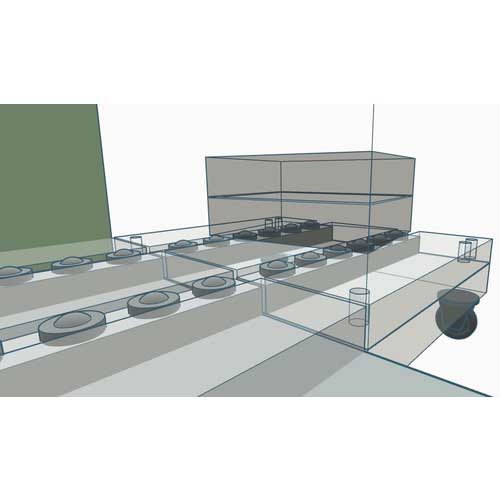 プレインベア エア駆動式リフター上向き・下向き兼用 PVL55SL-10