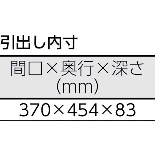 TRUSCO RDW型作業台 1200X750XH740 3段引出付 RDW-1200D3の通販｜現場市場