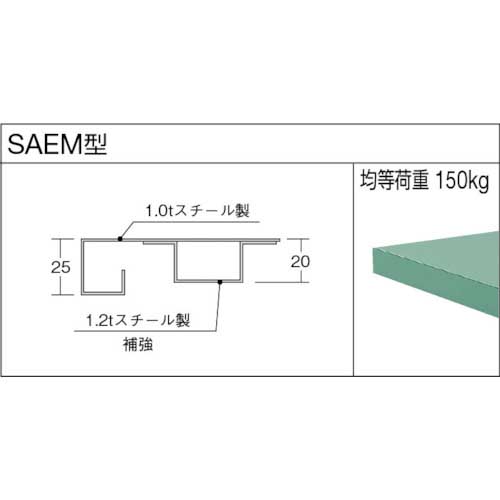 TRUSCO SAEM型高さ調節作業台 900X600 φ75キャスター付 SAEM-0960C75の