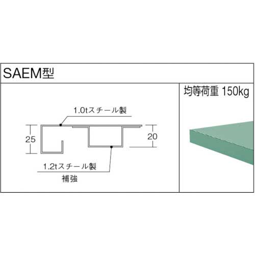 TRUSCO SAEM型高さ調節作業台 1200X900 SAEM-1209の通販｜現場市場