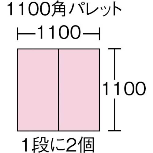 サンコー TP規格大型コンテナー 213401 クミコンTP467LJグレー SK