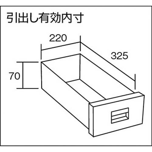 TRUSCO SR型ワゴン 600×400×H800 引出付 グリーン 緑 SR-3Fの通販