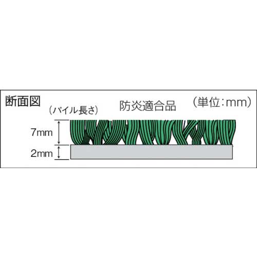 コンドル 屋内用ホコリ落し用マット ロンステップマット＃1 360mm