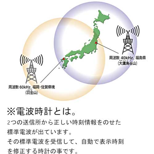 シチズン 電波 壁掛け時計 防水型(IPX4相当) 連続秒針 シルバー