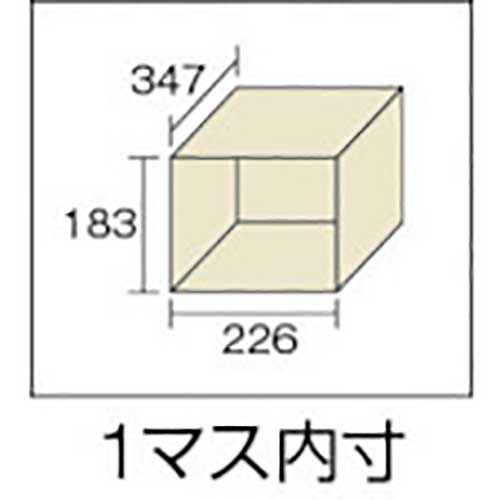 お買い得低価 TRUSCO シューズケース 24人用 1552X380XH880 SC24