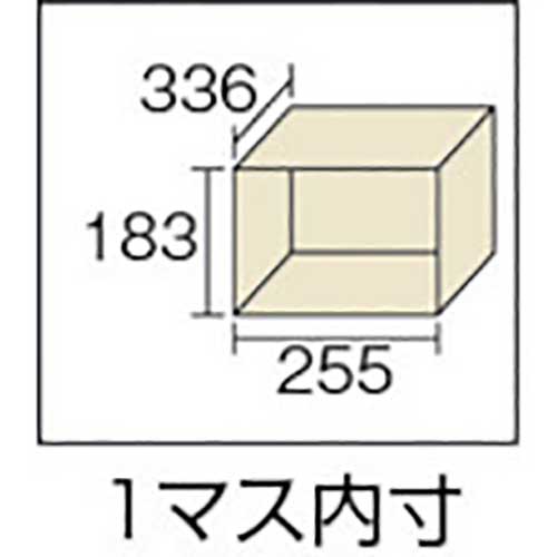 TRUSCO シューズケース 24人用 900X380XH1700 SC-24Pの通販｜現場市場