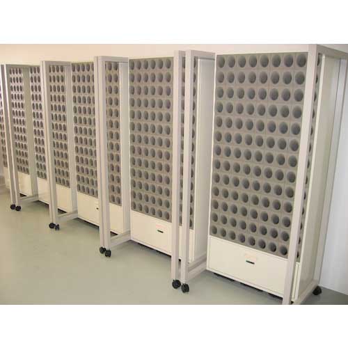 【廃番】テラモト シュート式傘立て オブリークアーバンS117-S(117本収納) UB-285-817-0