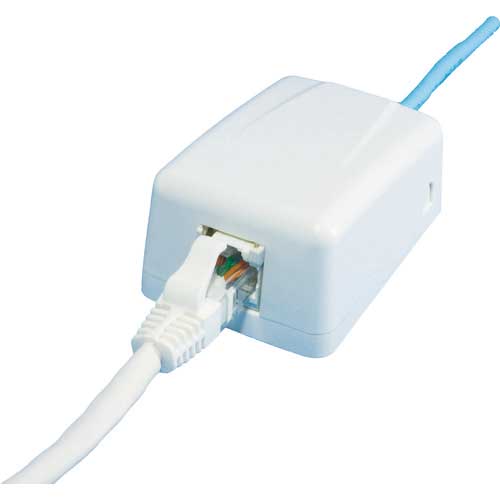 コーニング Cat6 RJ45モジュラージャック露出型アウトレットセット 1