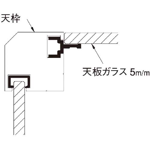 ハヤノ フォルティッシュ ハイケース マットブラック プッシュ錠付