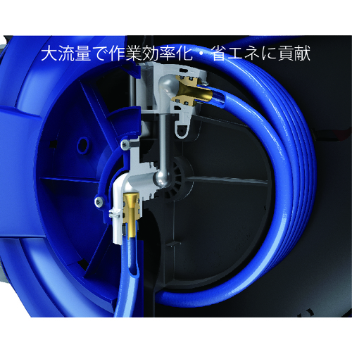 セイン セーフティーリール(ネオングリーンホース) 10m 8x12mm 接続R1