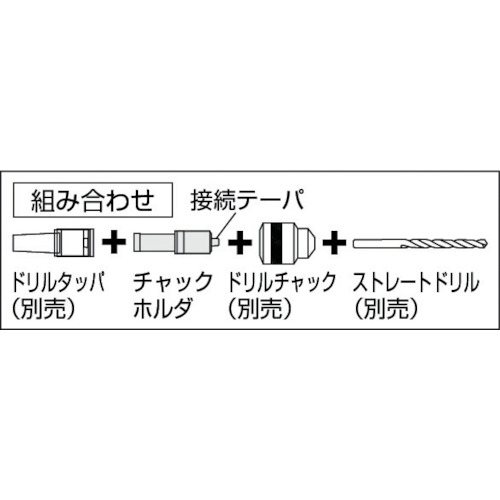 BIG ドリルタッパ用チャックホルダ DT24用 J24-6