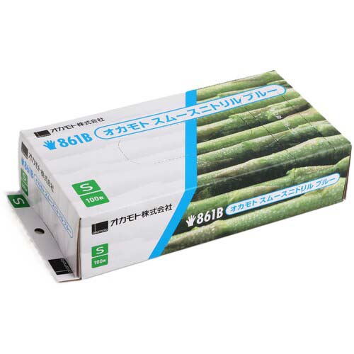 okamoto スムースニトリル ブルー 861BS