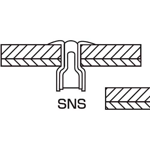 エビ 高強度ブラインドリベット Sボルト(丸頭) Φ6.4/板厚9.5mm (15本入