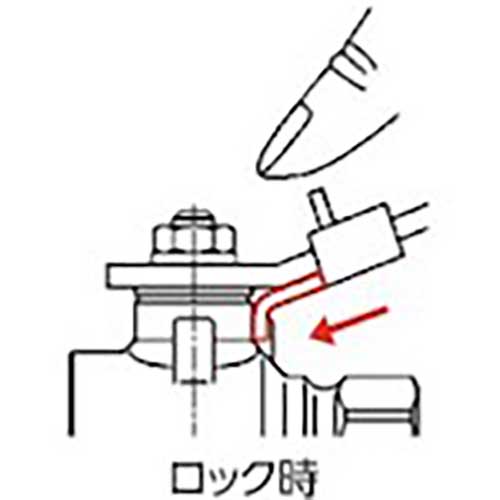 TRUSCO ロック機構付きボールバルブ(400型・青銅)2 BAV-LSF50Aの通販