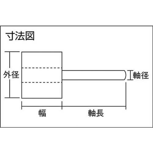 ヤナセ ユニロン軸付フラップ(中目) 5ロット NF8025S10の通販｜現場市場