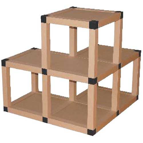 TRUSCO ジョイント式角紙管 35X35X2.9tX1000L KF1000L