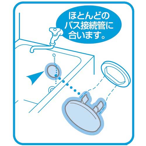 SANEI バスワンタッチカバー PT460-74