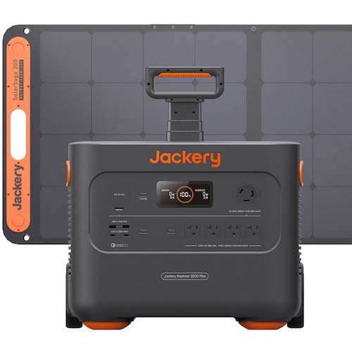 【廃番】Jackery Solar Generator 2000 Plus ポータブル電源 ソーラーパネル1枚 セット SG-2000C-1