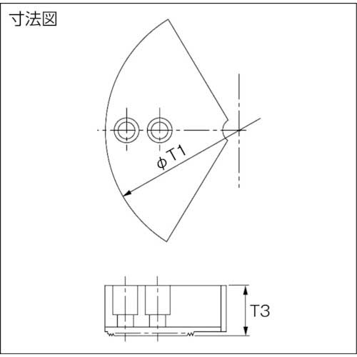 THE CUT 円形生爪 北川製・豊和製・松本製10インチ チャック用 TKR-10