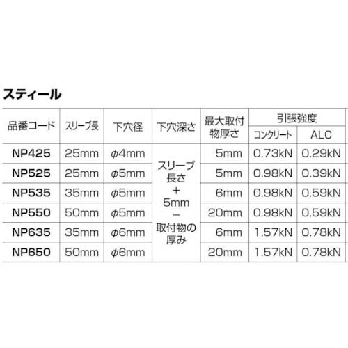 エビ まとめ買い ネイルプラグ（１０００本入） ４Ｘ２５ｍｍ 〔品番