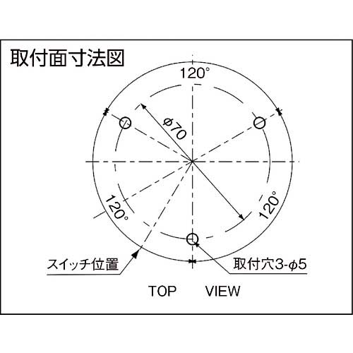 NIKKEI ニコカプセル VL11B型 LED回転灯 118パイ 赤 VL11B-003ARの通販