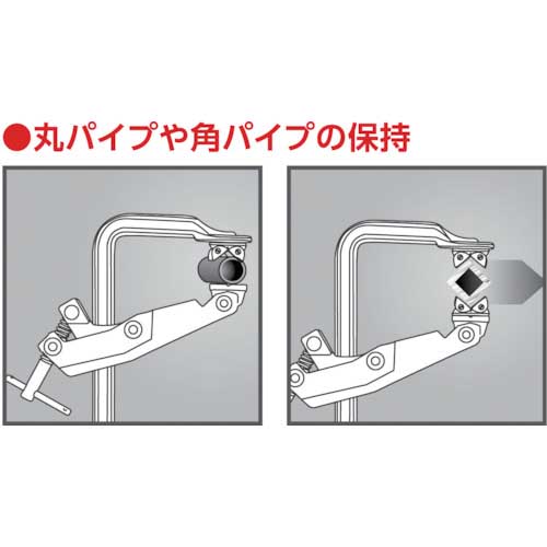 TRUSCO カンチレバー型クランプ 開き150mm CTL-15の通販｜現場市場