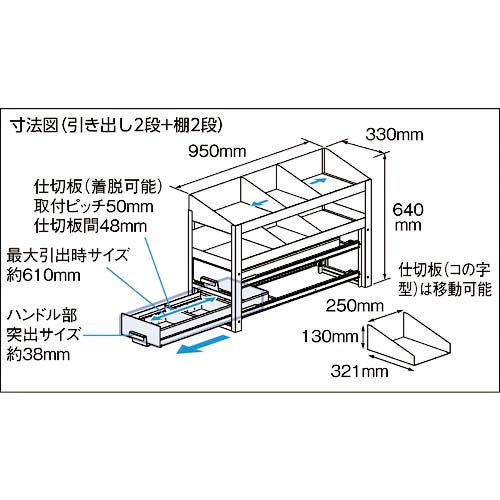 【廃番】デンサン バンキャビネット(サイド棚) SCT-S01L