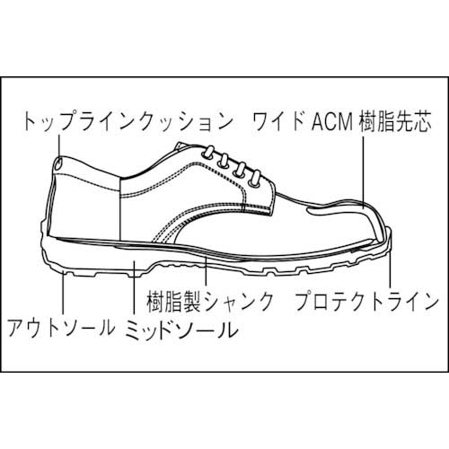 シモン 安全靴 短靴 BZ11-B 26.5cm BZ11B-26.5の通販｜現場市場